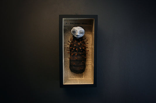 Mixed media sculpture "Stillborn, Nailboy" - SCULPTURE