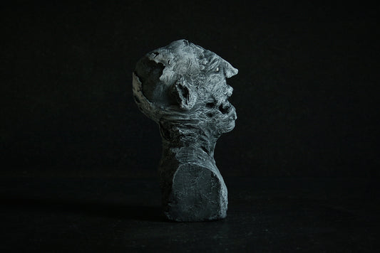 Handsculpted, handcast and painted bust "Undead bust 01" - SCULPTURE