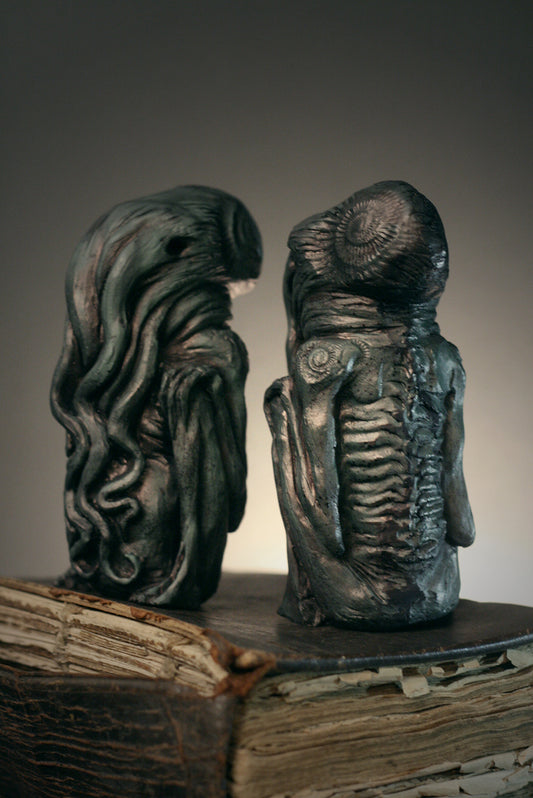 Cthulhu sculpture, handcast / hand-painted - SCULPTURE