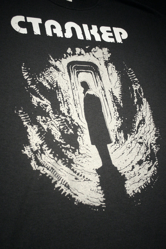 STALKER, B/W version! Andrei Tarkovsky - T-shirt female fitted