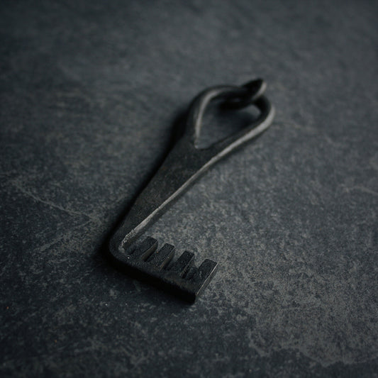 Key, hand iron forged - NECKLACE