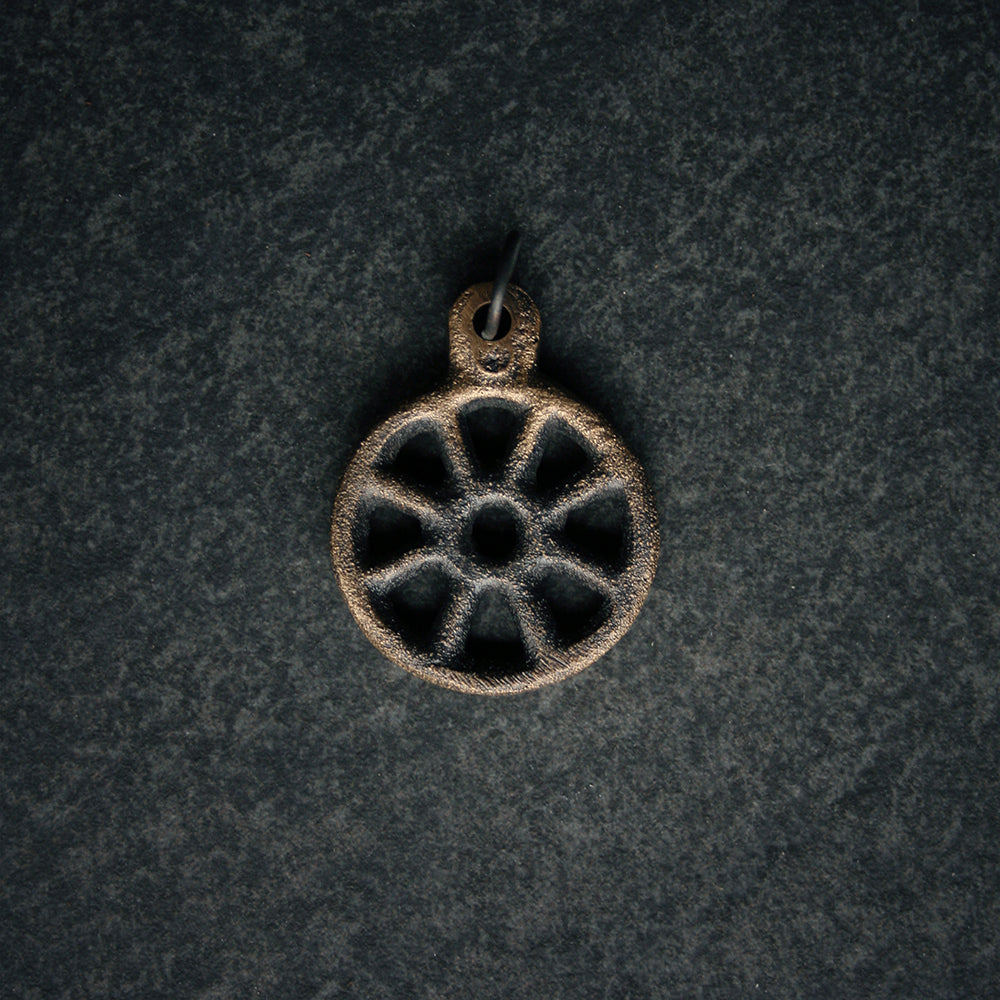 Wheel amulet, Bronze Age replica - NECKLACE