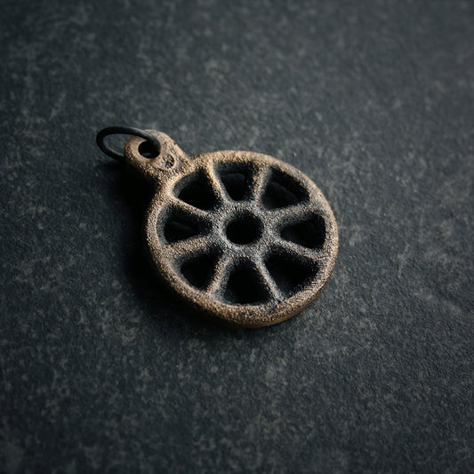 Wheel amulet, Bronze Age replica - NECKLACE