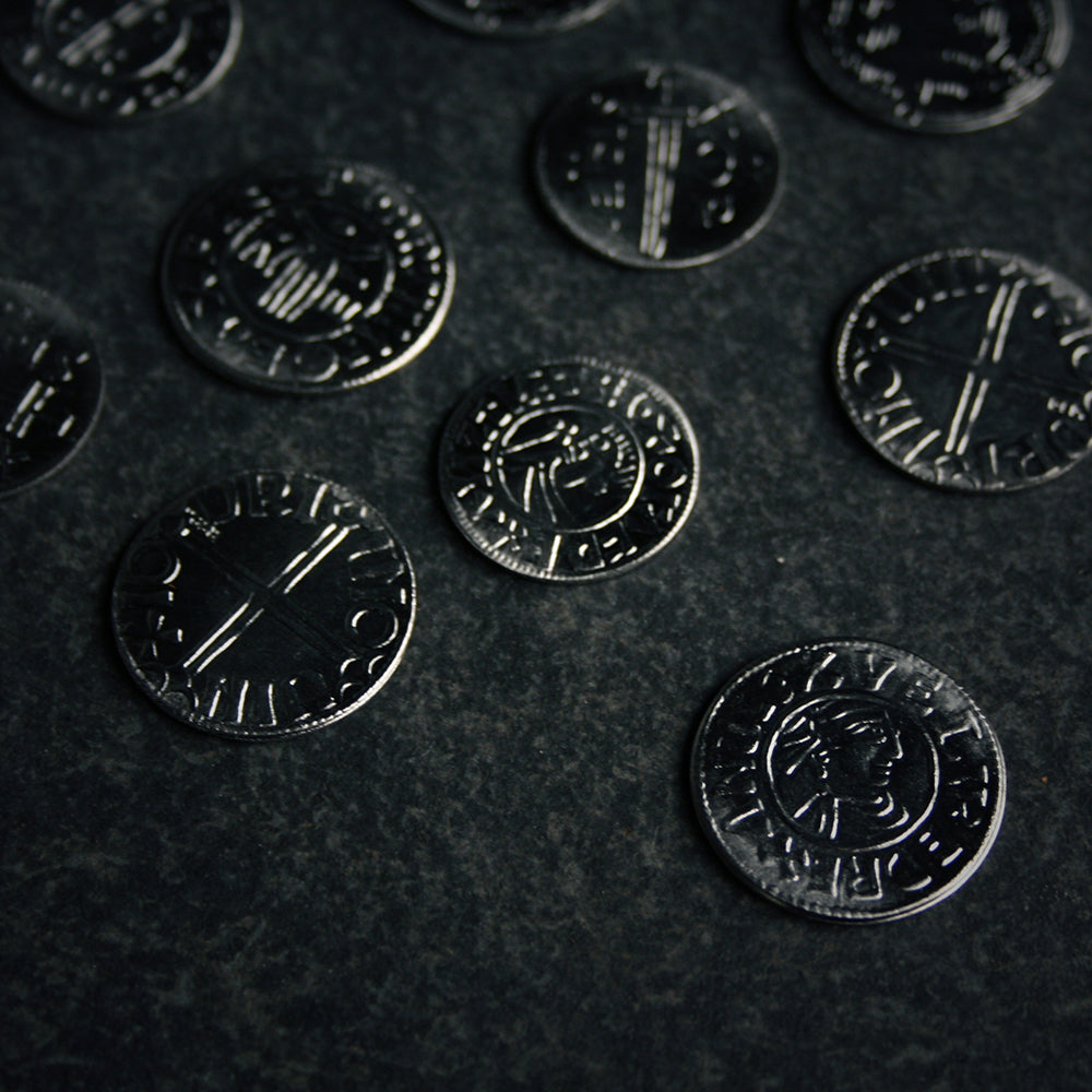 Viking coin replica from findings in Birka, Sigtuna, Skåne, Hedeby and Jorvik - RITUAL ITEM