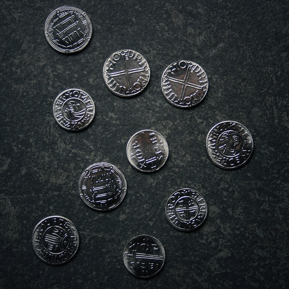 Viking coin replica from findings in Birka, Sigtuna, Skåne, Hedeby and Jorvik - RITUAL ITEM