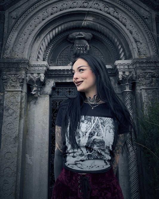 Harpies in the Forest of Suicides, Gustave Doré, Gustave Dore illustration - T-shirt female fitted