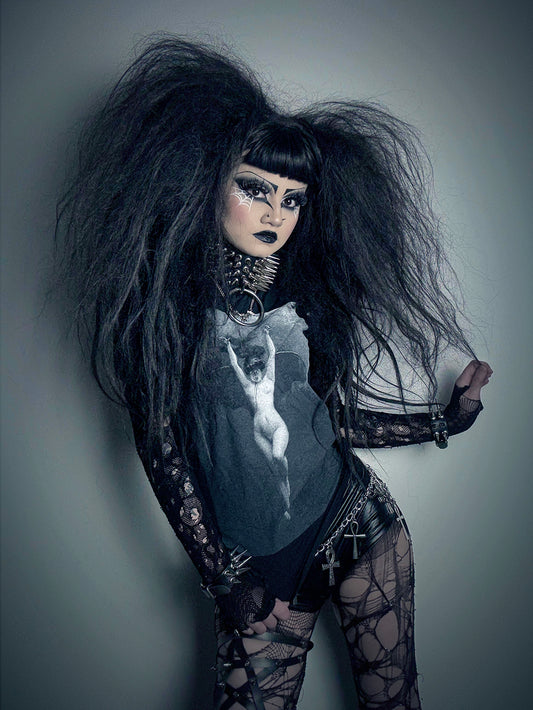 The Bat-Woman (La Femme Chauve-Souris), Albert Joseph Pénot - T-shirt female fitted