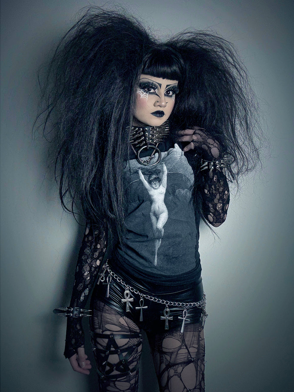 The Bat-Woman (La Femme Chauve-Souris), Albert Joseph Pénot - T-shirt female fitted