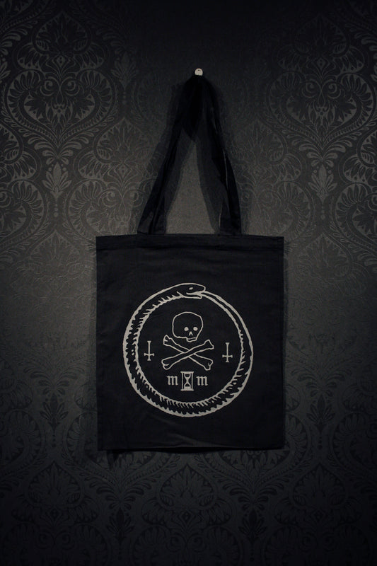 Ouroboros with skull - TOTE BAG