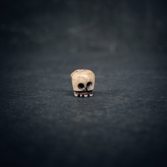 Bone skull bead - NECKLACE
