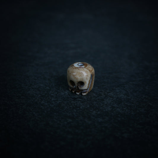 Bone skull bead - NECKLACE