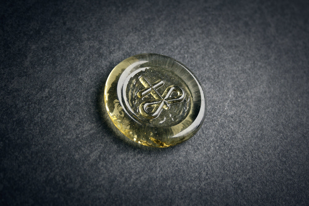 Glass sigil, alchemical symbol for glass - RITUAL ITEM