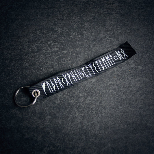 Keychain strap, Elder futhark runes - KEYCHAIN