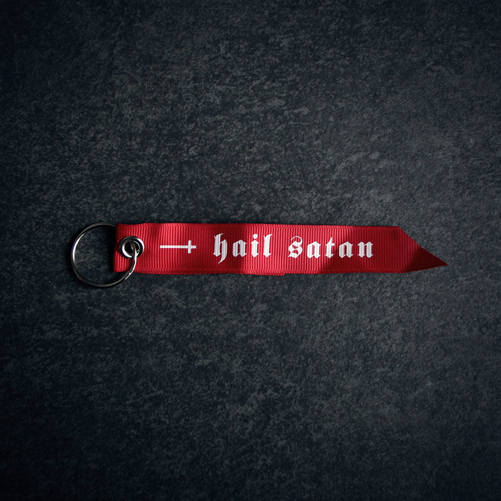 Keychain strap, Hail Satan - KEYCHAIN