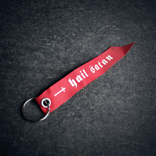 Keychain strap, Hail Satan - KEYCHAIN