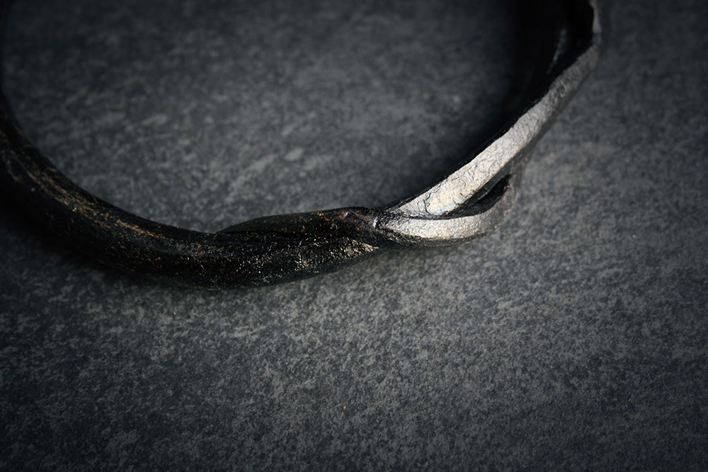 Handforged IRON Jormungandr JOTUN ring - RITUAL ITEM