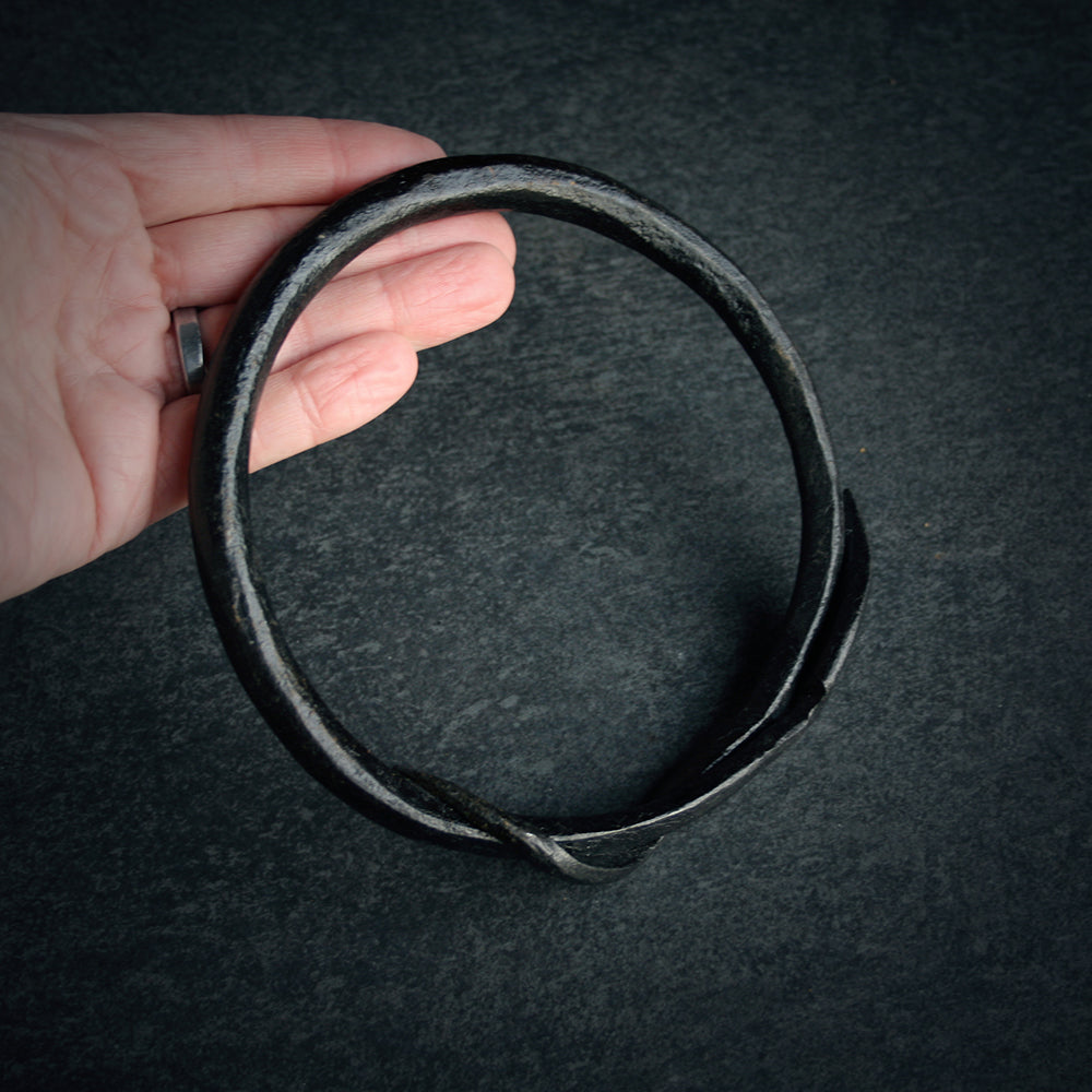 Handforged IRON Jormungandr JOTUN ring - RITUAL ITEM