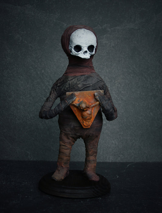 Sculpture "Rust-Jesus" - mixed media sculpture