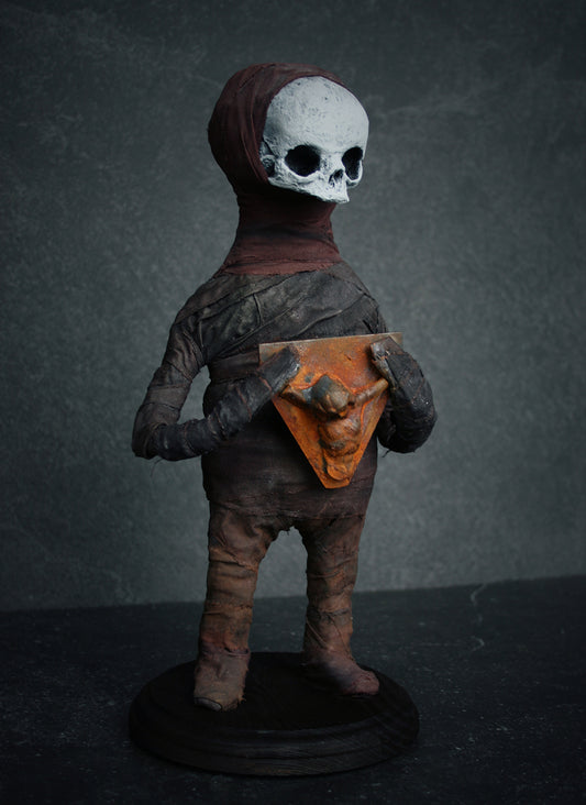 Sculpture "Rust-Jesus" - mixed media sculpture