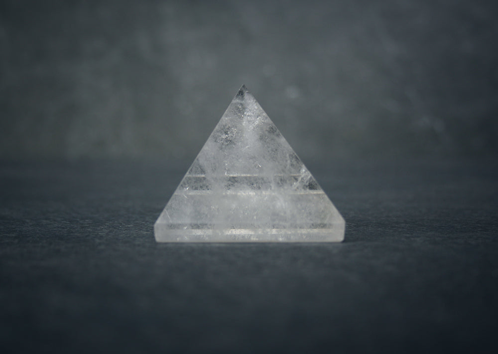 Crystal quartz pyramid - RITUAL ITEM
