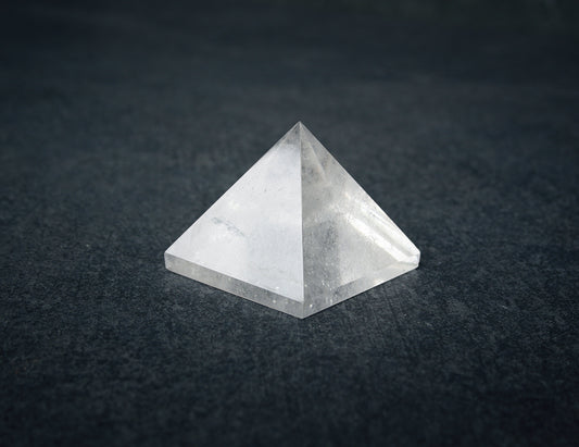 Crystal quartz pyramid - RITUAL ITEM