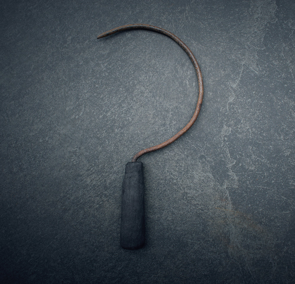Vintage / antique hay hook / sickle 37 - RITUAL ITEM