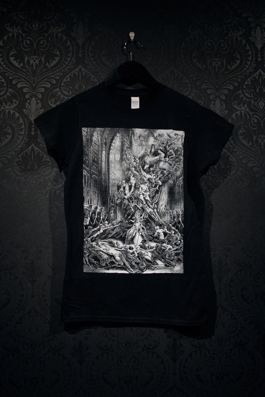 Pope hell cathedral sabbath - T-shirt female fitted