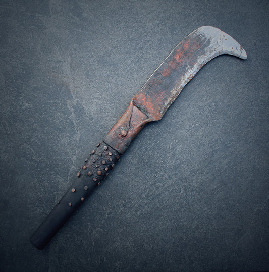 Ritual blade rust and rivets reaper - RITUAL ITEM