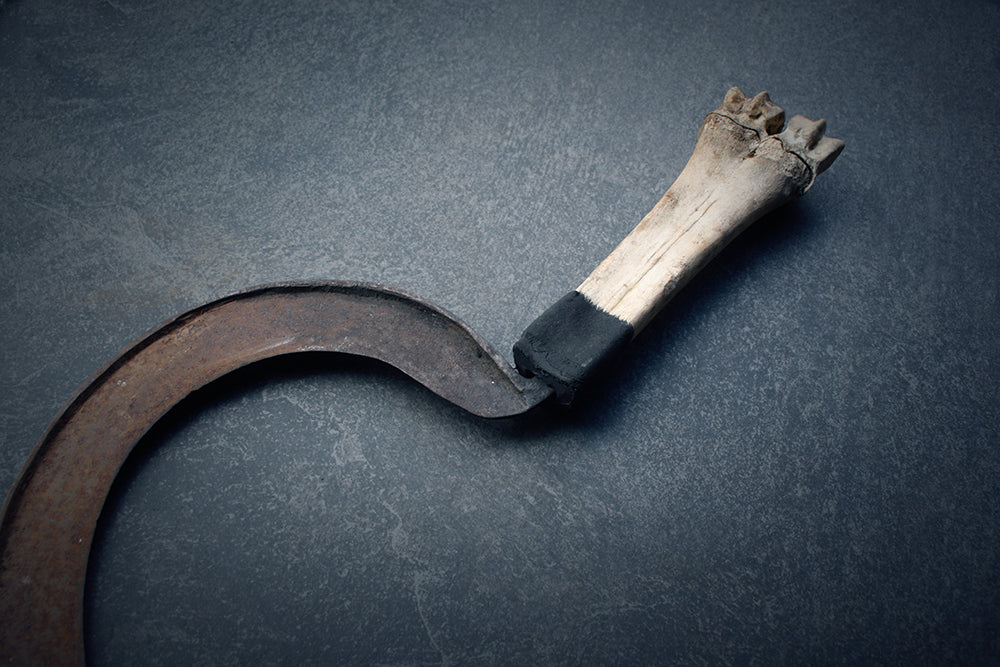 Ritual BONE sickle 44 - RITUAL ITEM