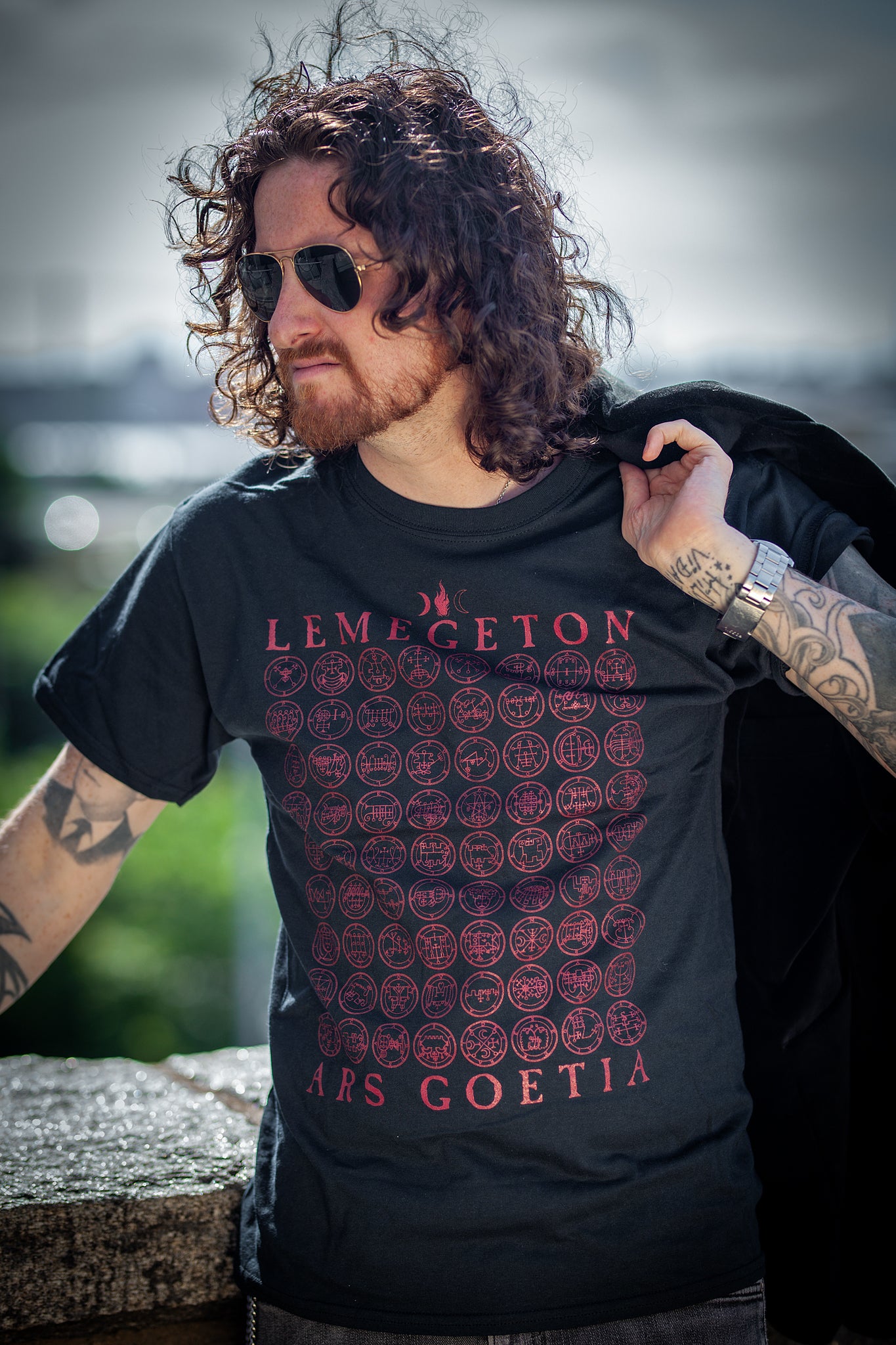 Ars Goetia Lemegeton, demon seals, sigils - T-shirt