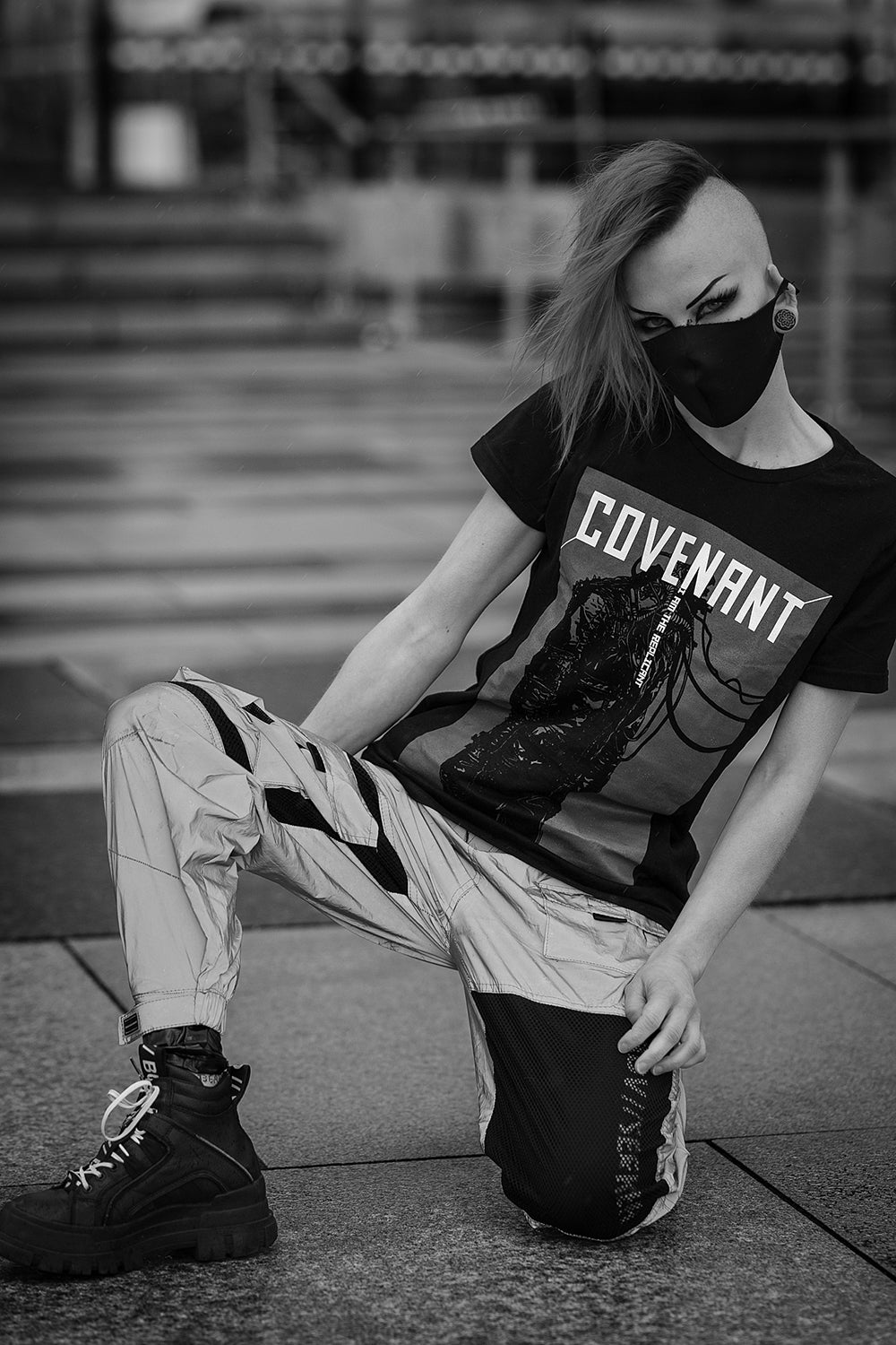 Covenant "Replicant", official merchandise - T-shirt female fitted