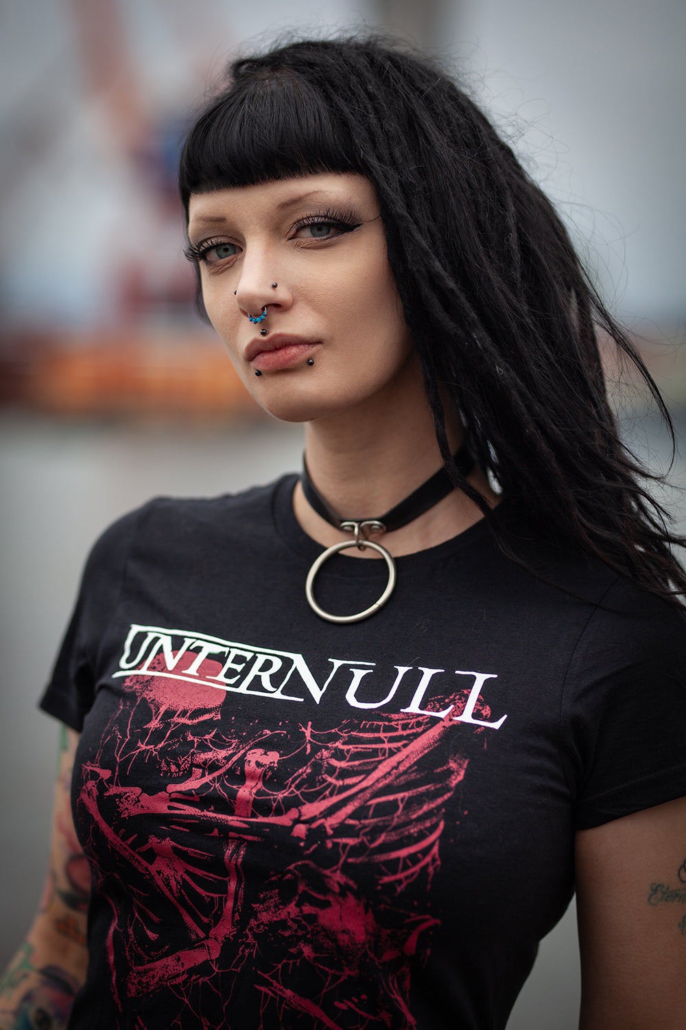 Unter Null "Skeletons", official merchandise - T-shirt female fitted