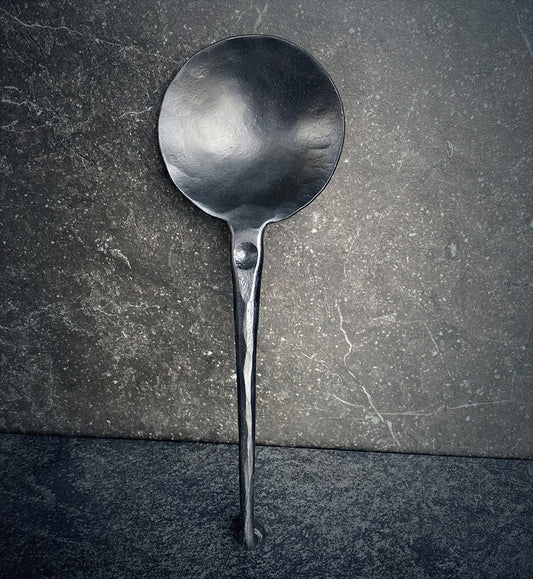 Forged spoon, large size, replica of historical viking item - RITUAL ITEM