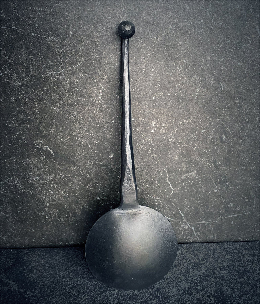 Forged spoon, large size, replica of historical viking item - RITUAL ITEM