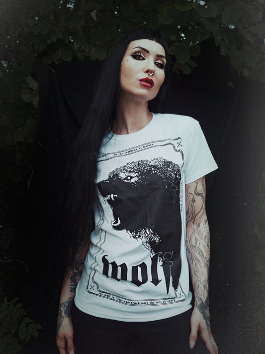 In the company of wolves, Wolf - WHITE T-shirt