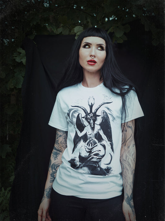 Baphomet, Eliphas Leví - WHITE T-shirt