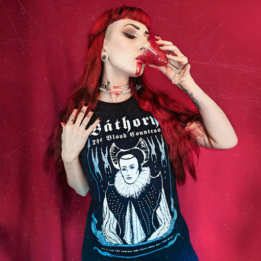 Bathory, blood countess, Elizabeth Bathory, Báthory Erzsébet - T-shirt female fitted