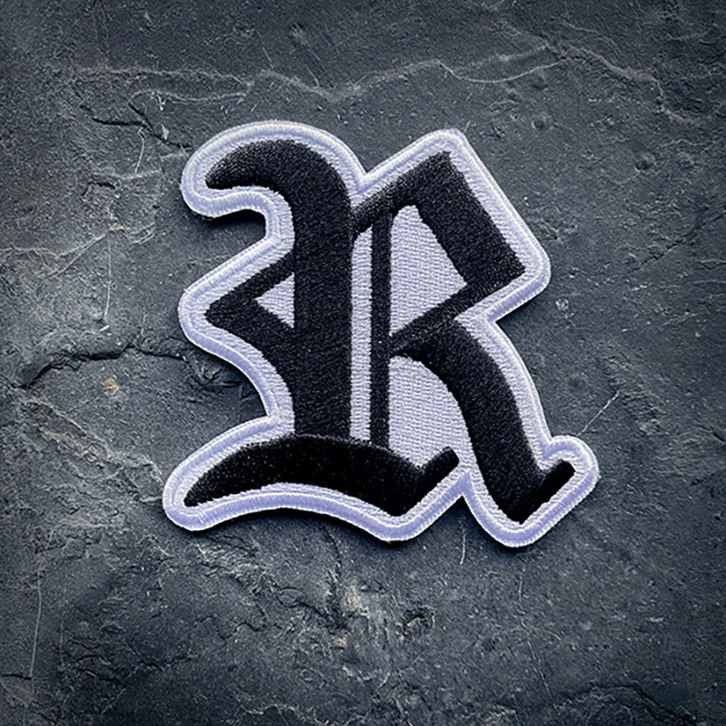 R alphabet patch, the letter