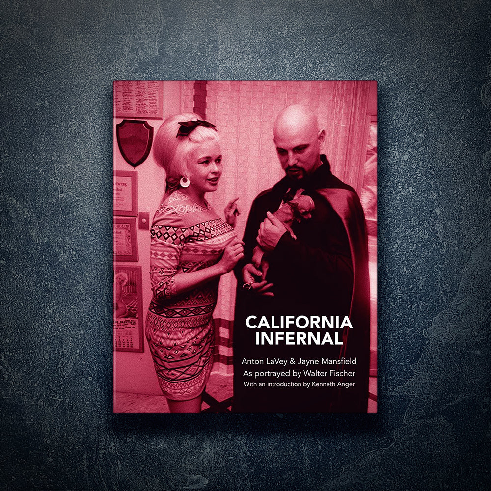 California Infernal: Anton LaVey & Jayne Mansfield: As Portrayed by Walter Fischer RARE RED EDITION - BOOK