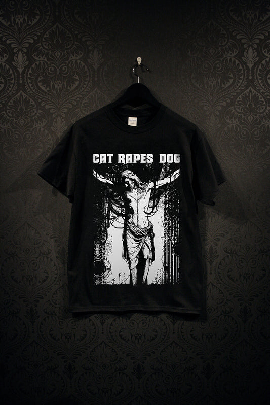 Cat Rapes Dog "Speeding Jesus", official merchandise - T-shirt
