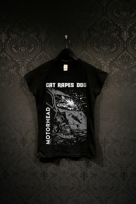 Cat Rapes Dog "MOTORHEAD", official merchandise - T-shirt female fitted