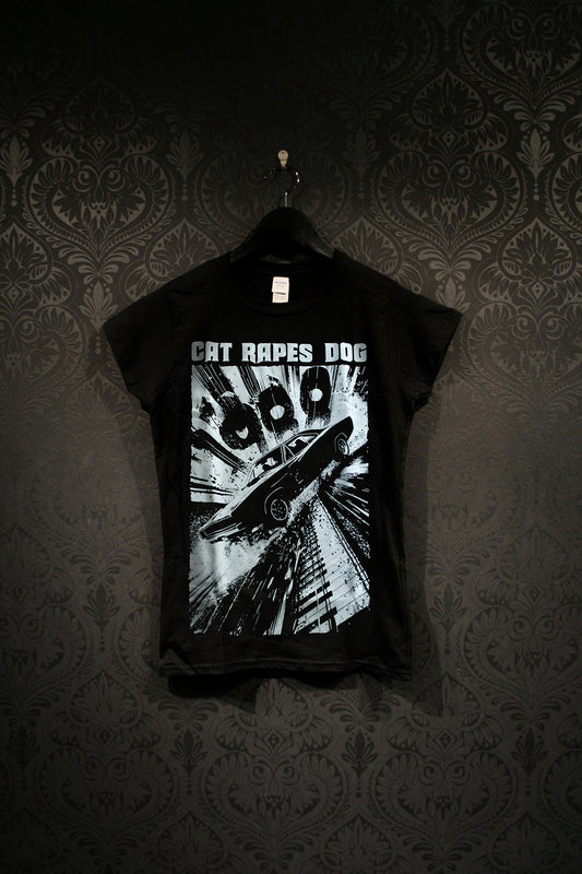 Cat Rapes Dog "1988", official merchandise - T-shirt female fitted