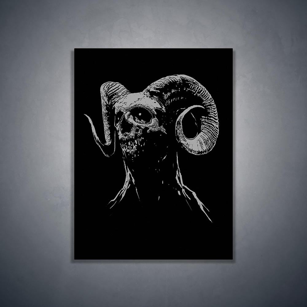 Demon head - Art print