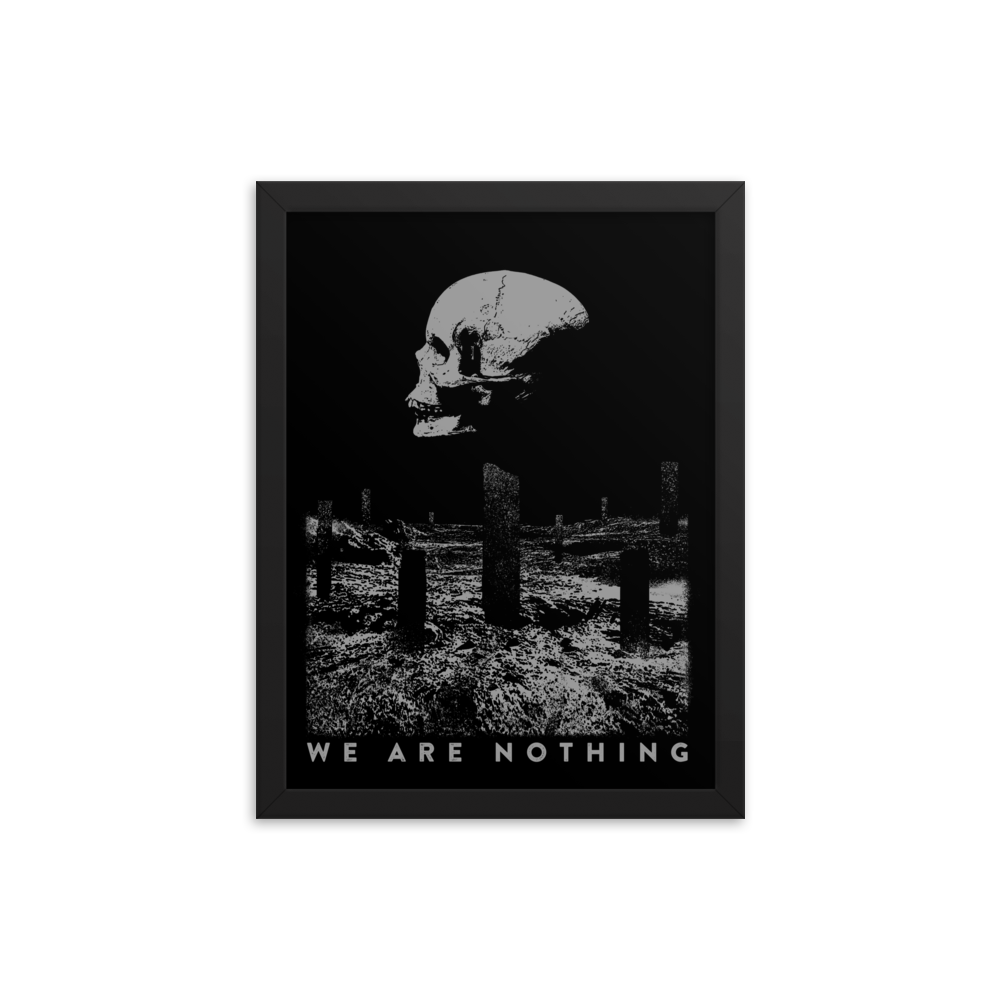 We are nothing - Framed poster