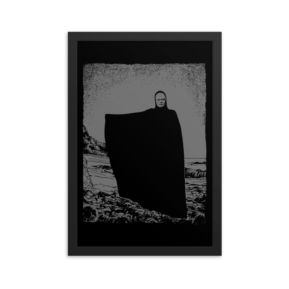 Seventh seal, death, döden - Framed poster