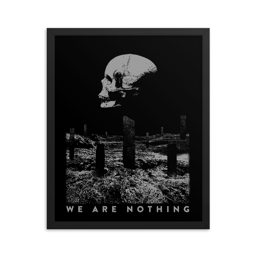 We are nothing - Framed poster