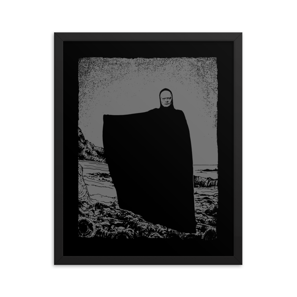 Seventh seal, death, döden - Framed poster