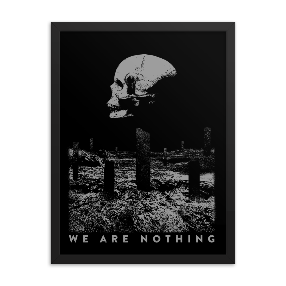 We are nothing - Framed poster