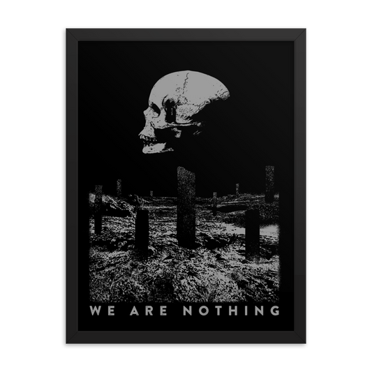 We are nothing - Framed poster