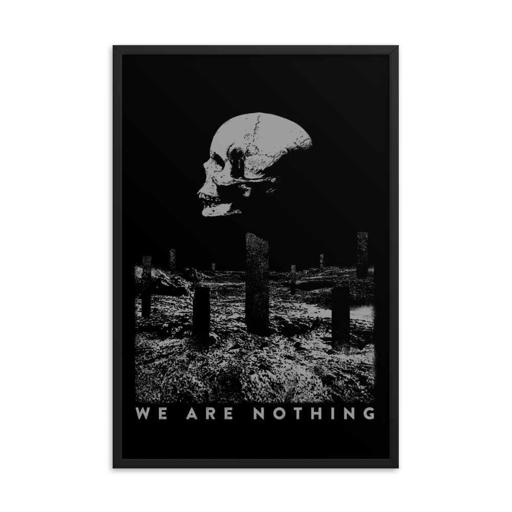 We are nothing - Framed poster